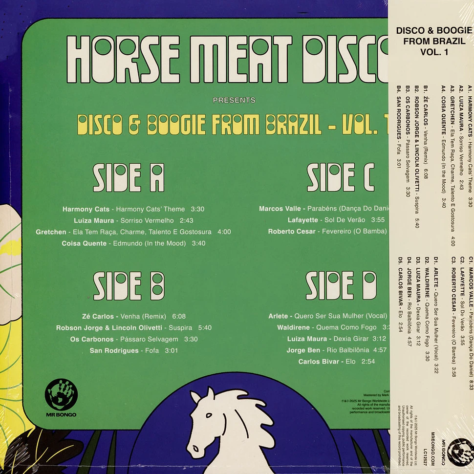V.A. - Horse Meat Disco Presents Disco & Boogie From Brazil Volume 1 Black Vinyl Edition