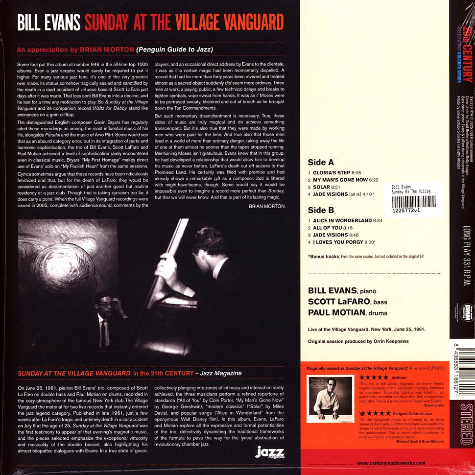 Bill Evans - Sunday At The Village Vanguard