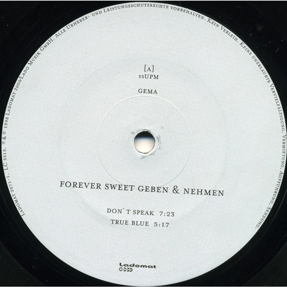 Forever Sweet - Geben & Nehmen