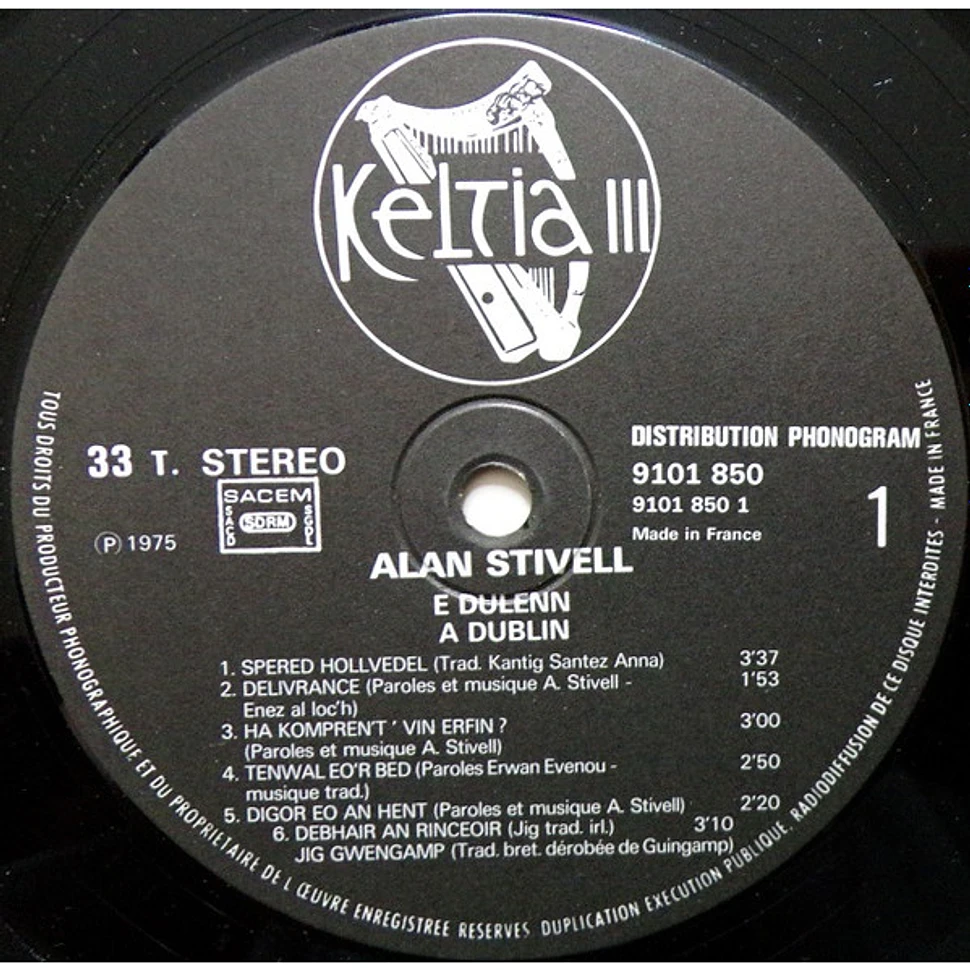 Alan Stivell - E Dulenn - A Dublin - National Stadium