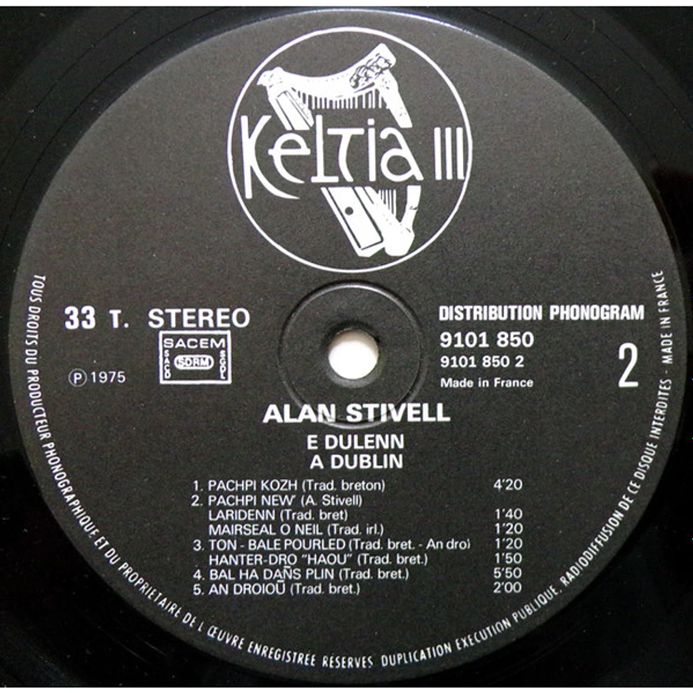 Alan Stivell - E Dulenn - A Dublin - National Stadium