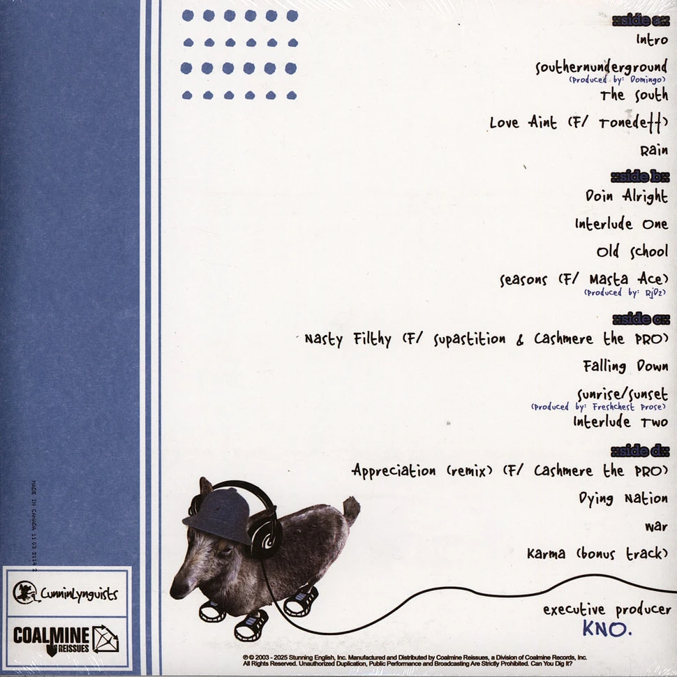 CunninLynguists／Southernunderground 2枚LP