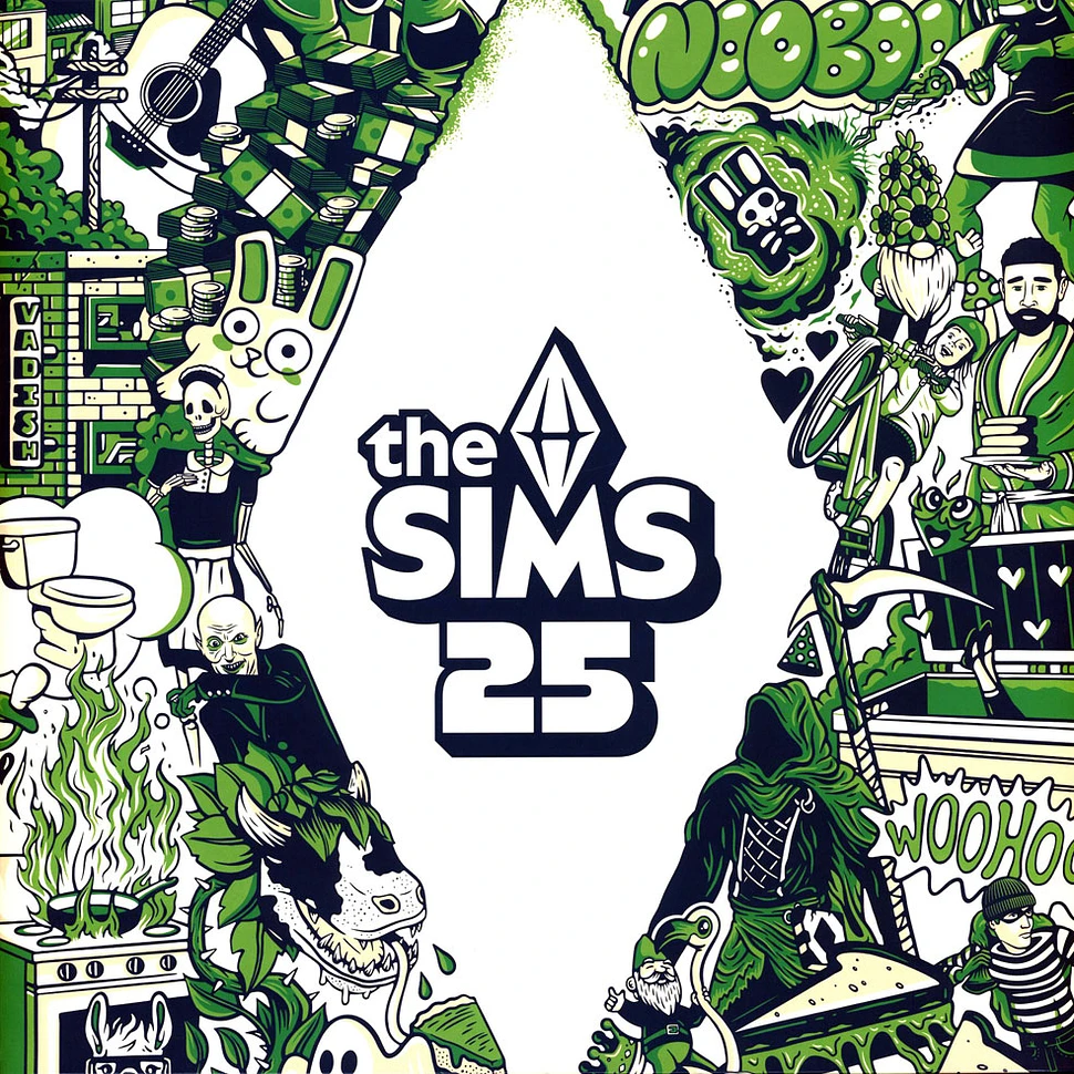 V.A. - OST The Sims 25th Anniversary HHV Exclusive Mint Green Vinyl Edition