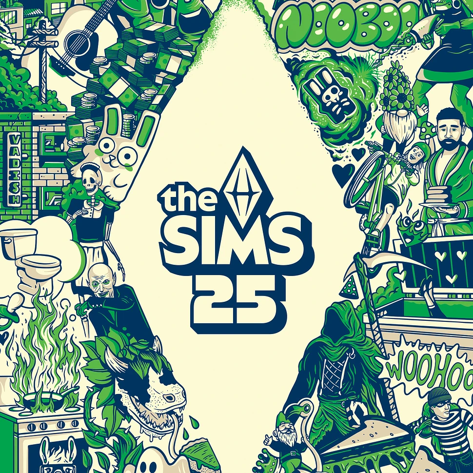 V.A. - OST The Sims 25th Anniversary HHV Exclusive Mint Green Vinyl Edition