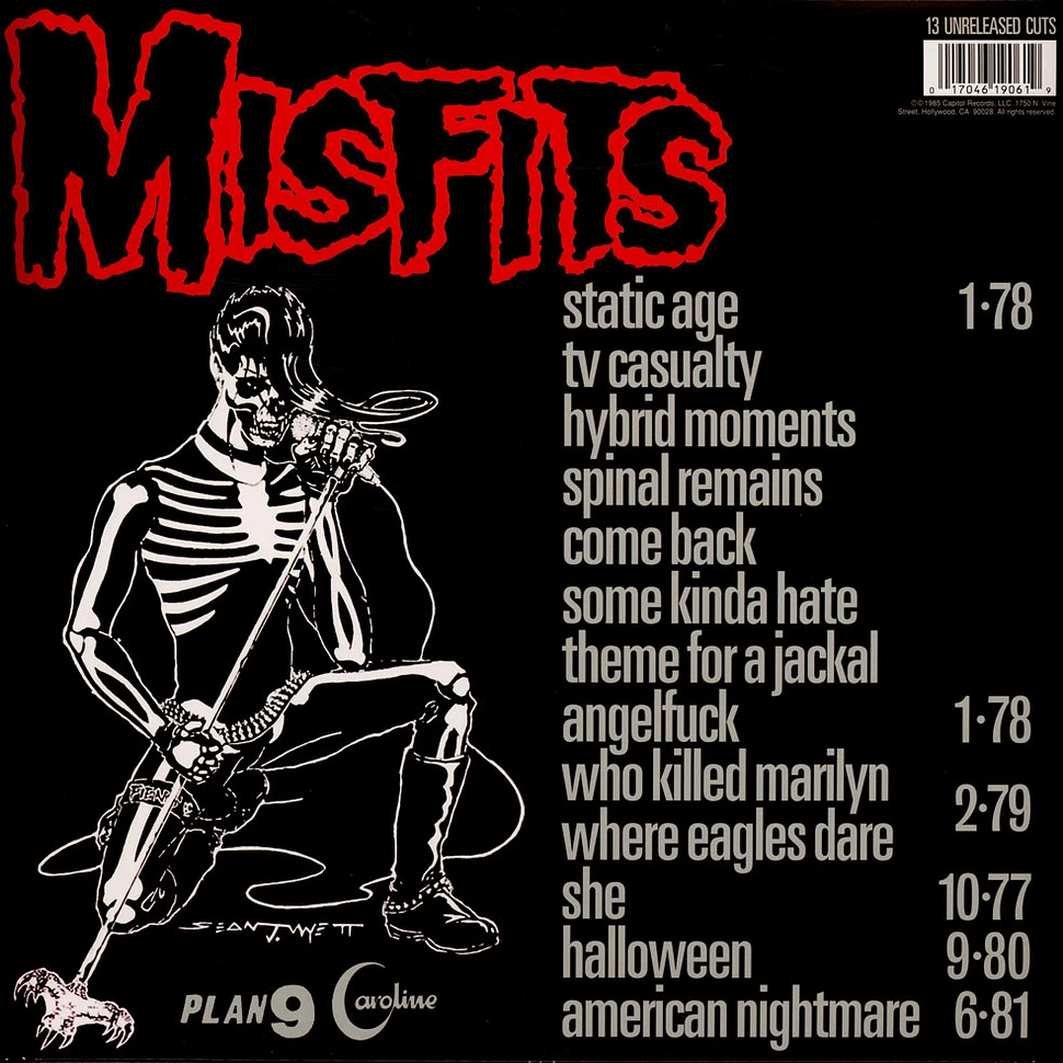 Misfits - Legacy Of Brutality - Vinyl LP - 1985 - Reissue | HHV