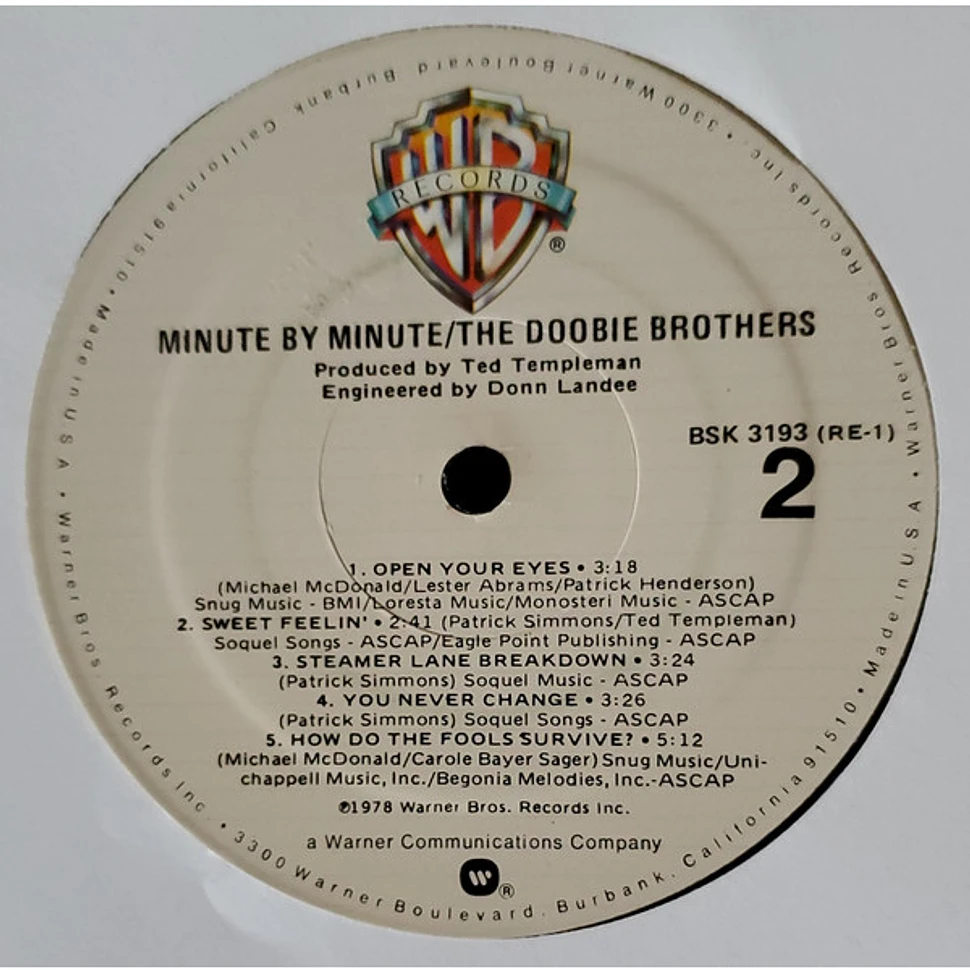 The Doobie Brothers - Minute By Minute