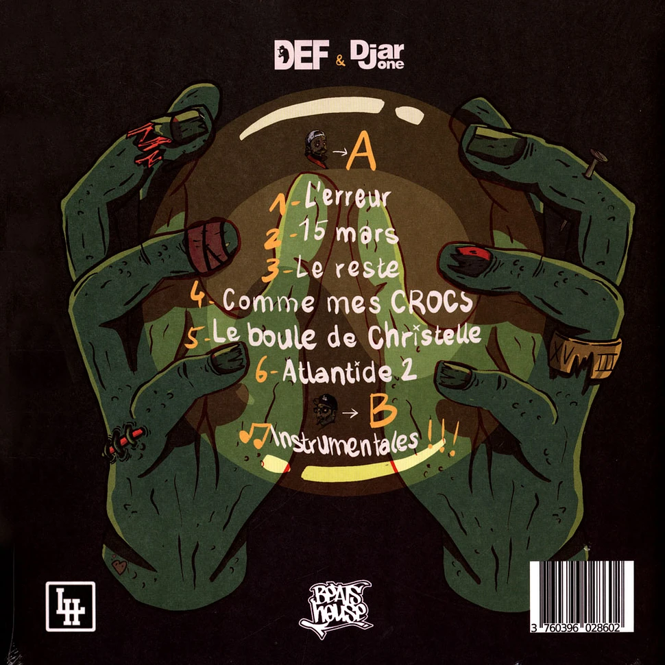 Def & DJar One - Boom-Back Volume 1 Green Vinyl Edition