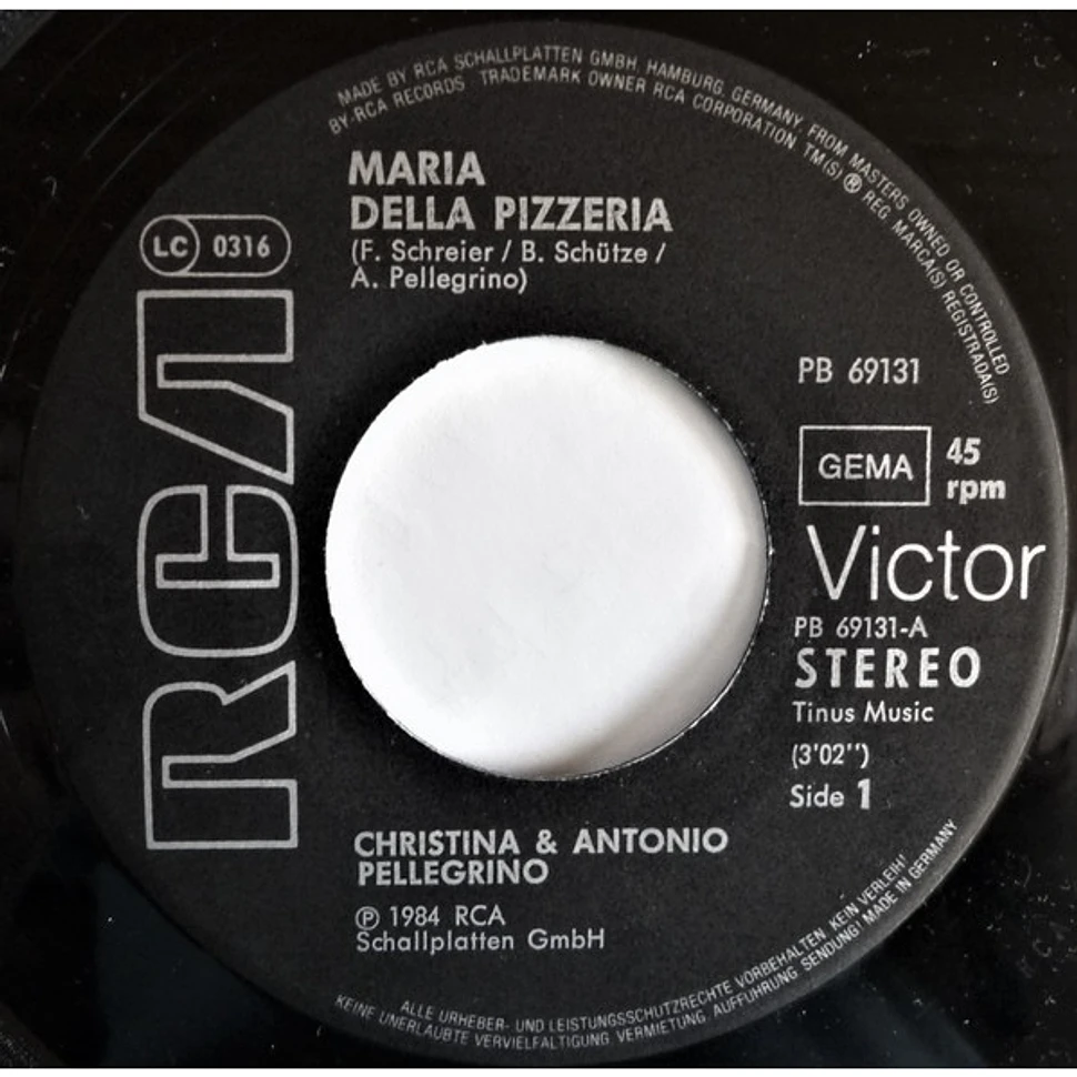 Christina Pellegrino & Antonio Pellegrino - Maria Della Pizzeria