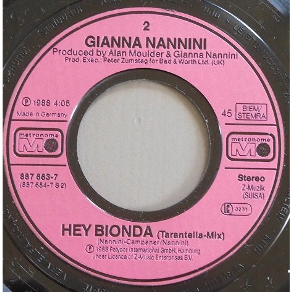 Gianna Nannini - Hey Bionda