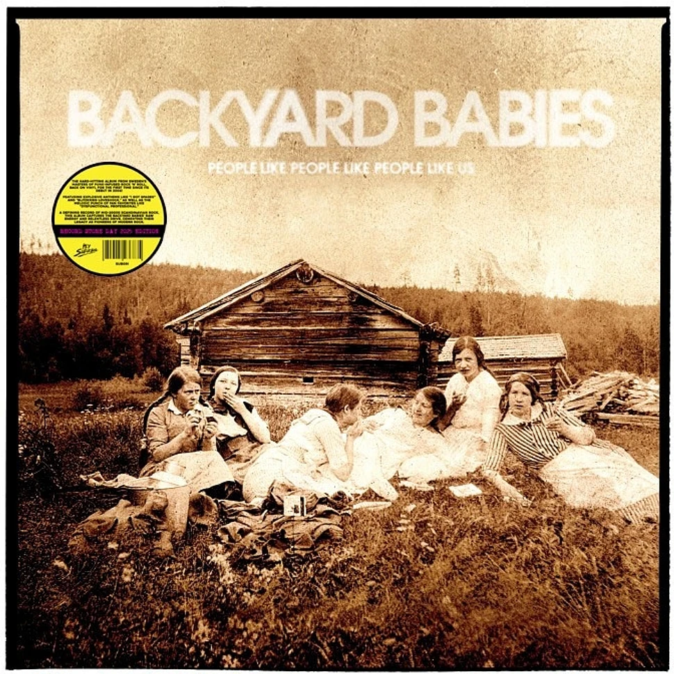 Backyard Babies - People Like People Like People Like Us Record Store Day 2025 Yellow Vinyl Edtion