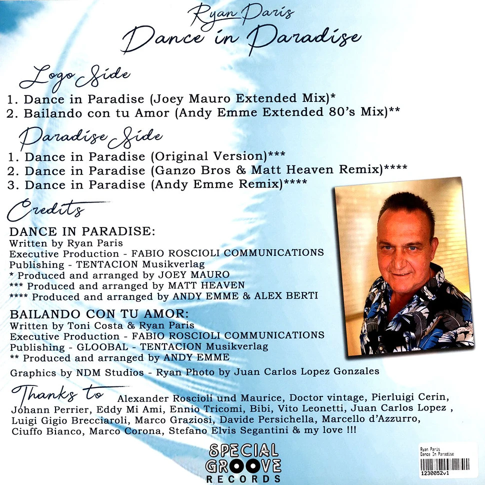 Ryan Paris - Dance In Paradise