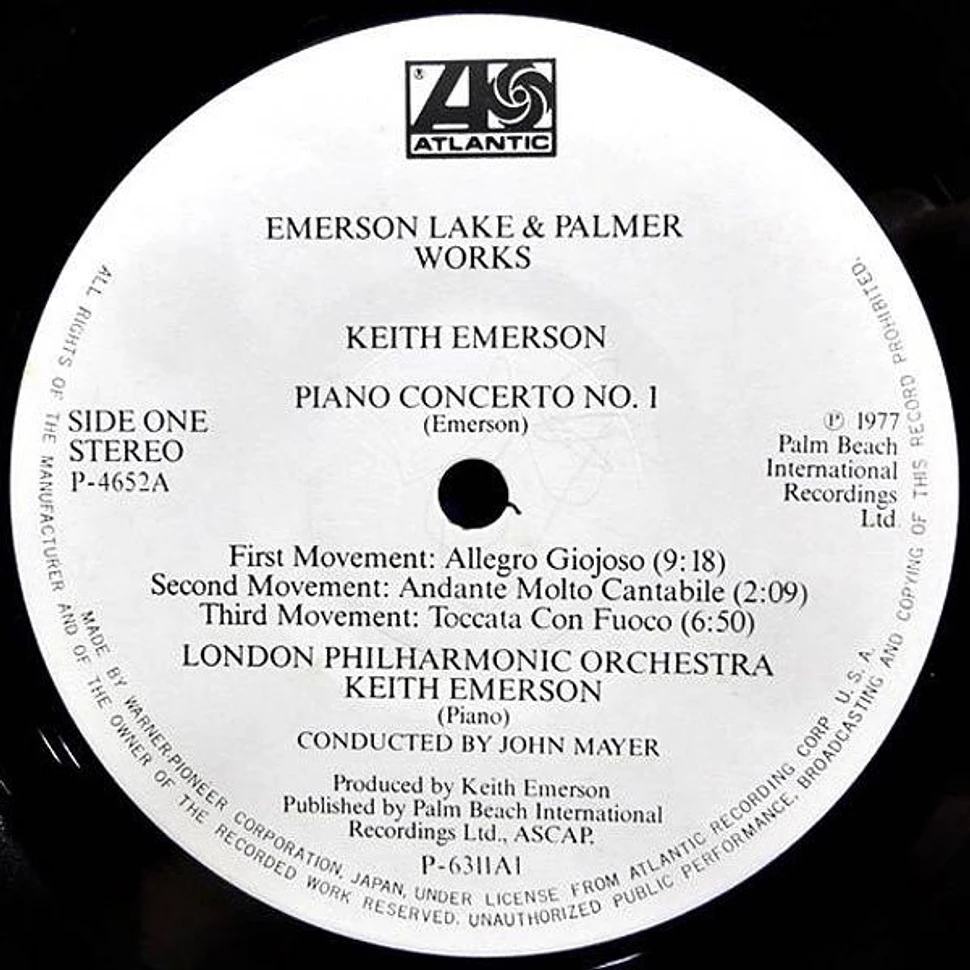 Emerson, Lake & Palmer - Works (Volume 1)