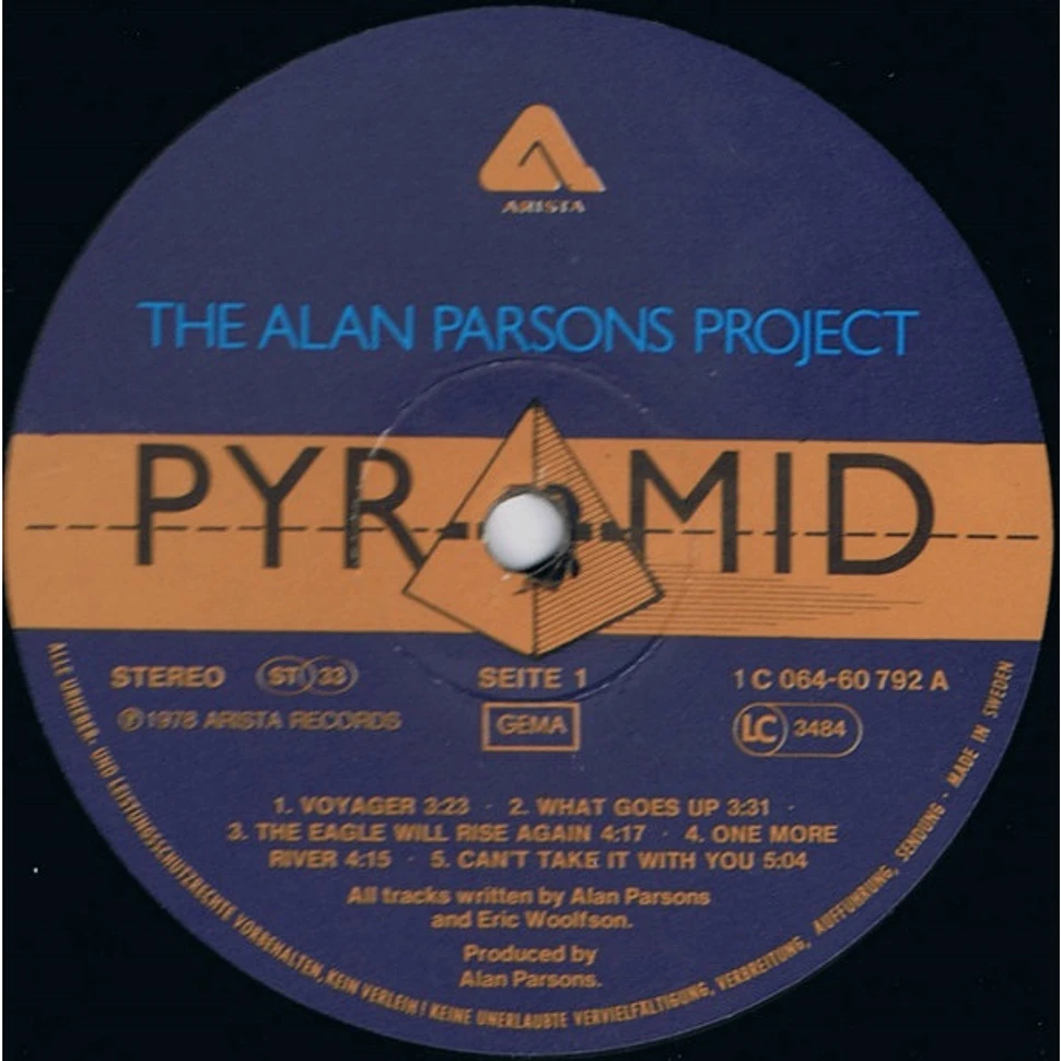 The Alan Parsons Project - Pyramid