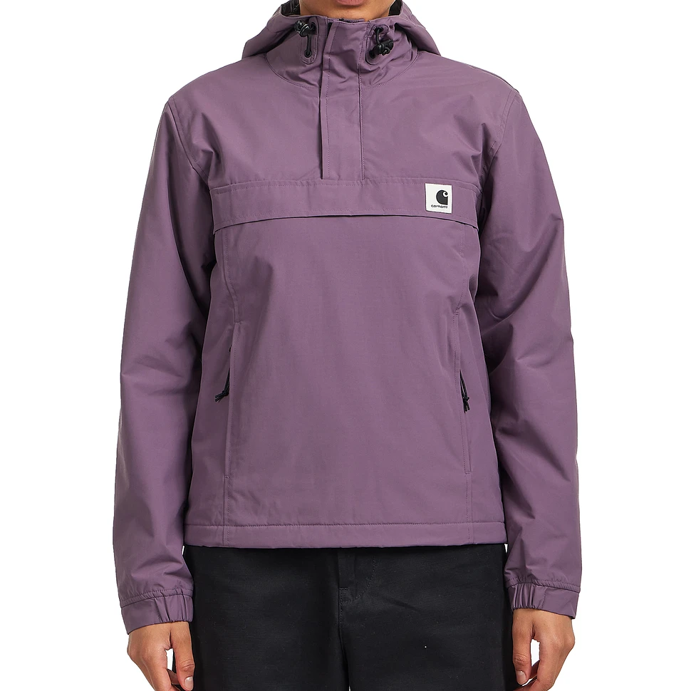 Dark Purple Carhartt CARHARTT WOMENS FLEECE LINED HOODED JACKET