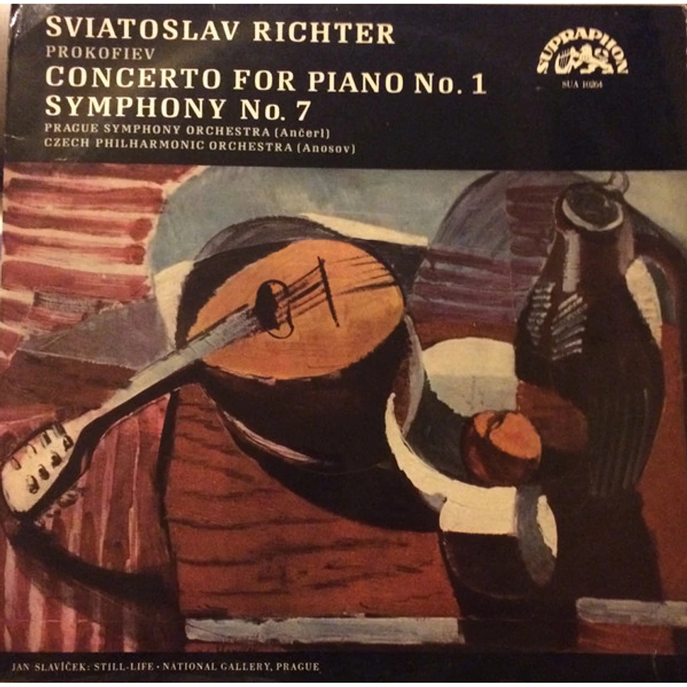 Sviatoslav Richter, Sergei Prokofiev, The Czech Philharmonic Orchestra, Николай Аносов, The Prague Symphony Orchestra, Karel Ančerl - Symphony No. 7, Concerto In D Flat Major For Piano And Orchestra, Op. 10