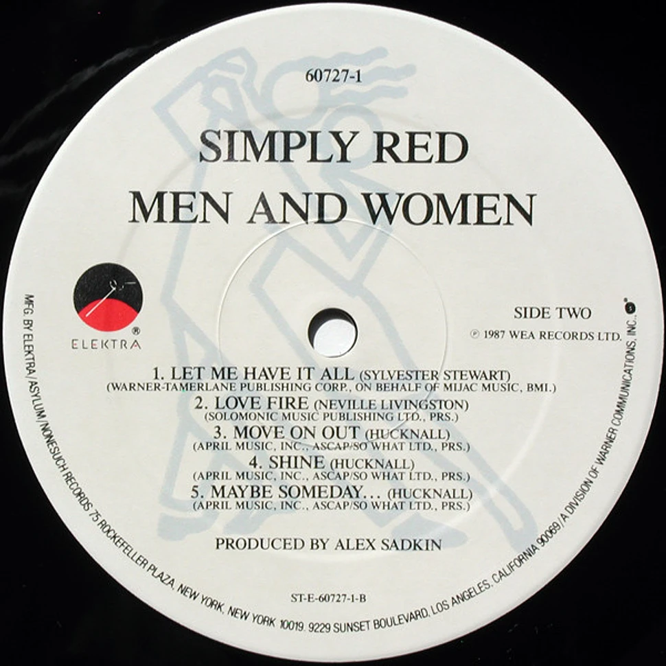 Simply Red - Men And Women