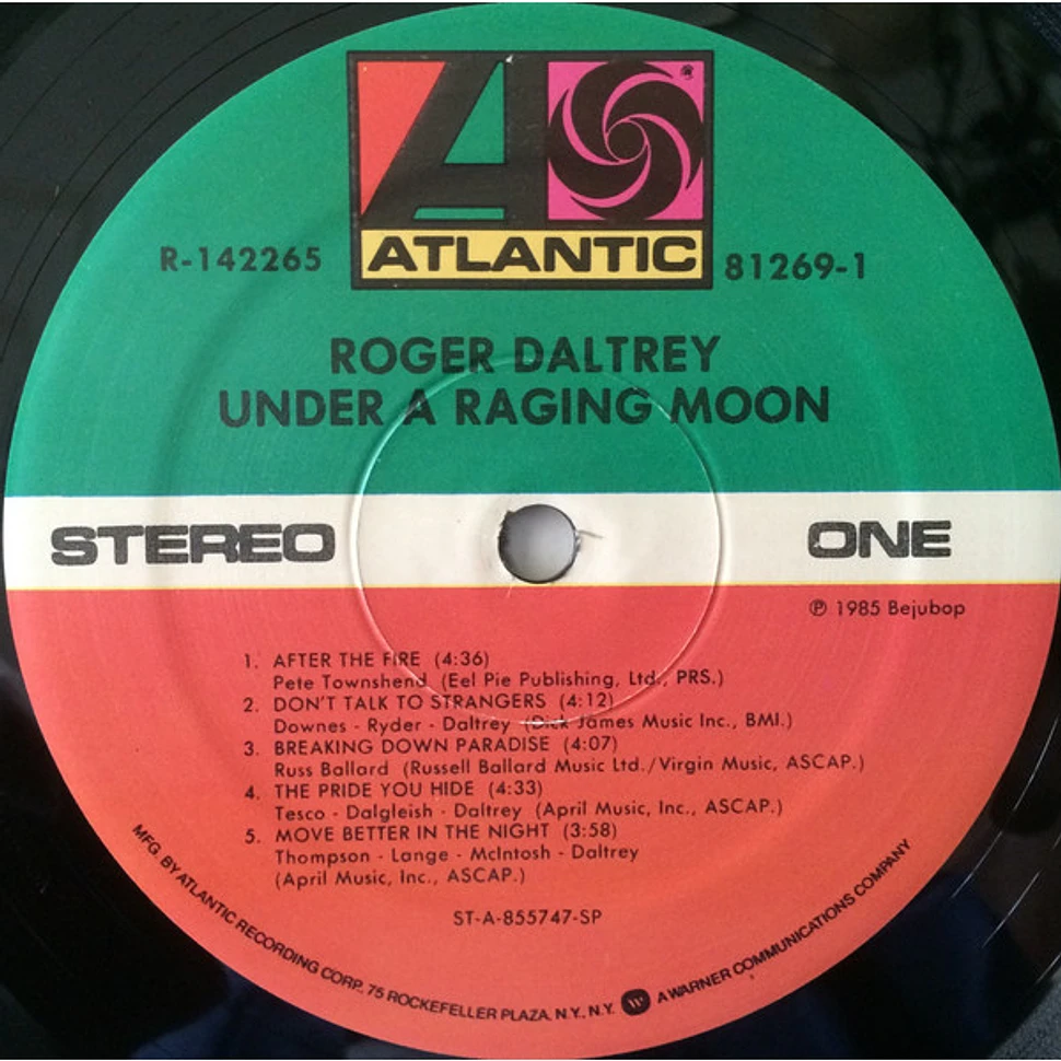 Roger Daltrey - Under A Raging Moon