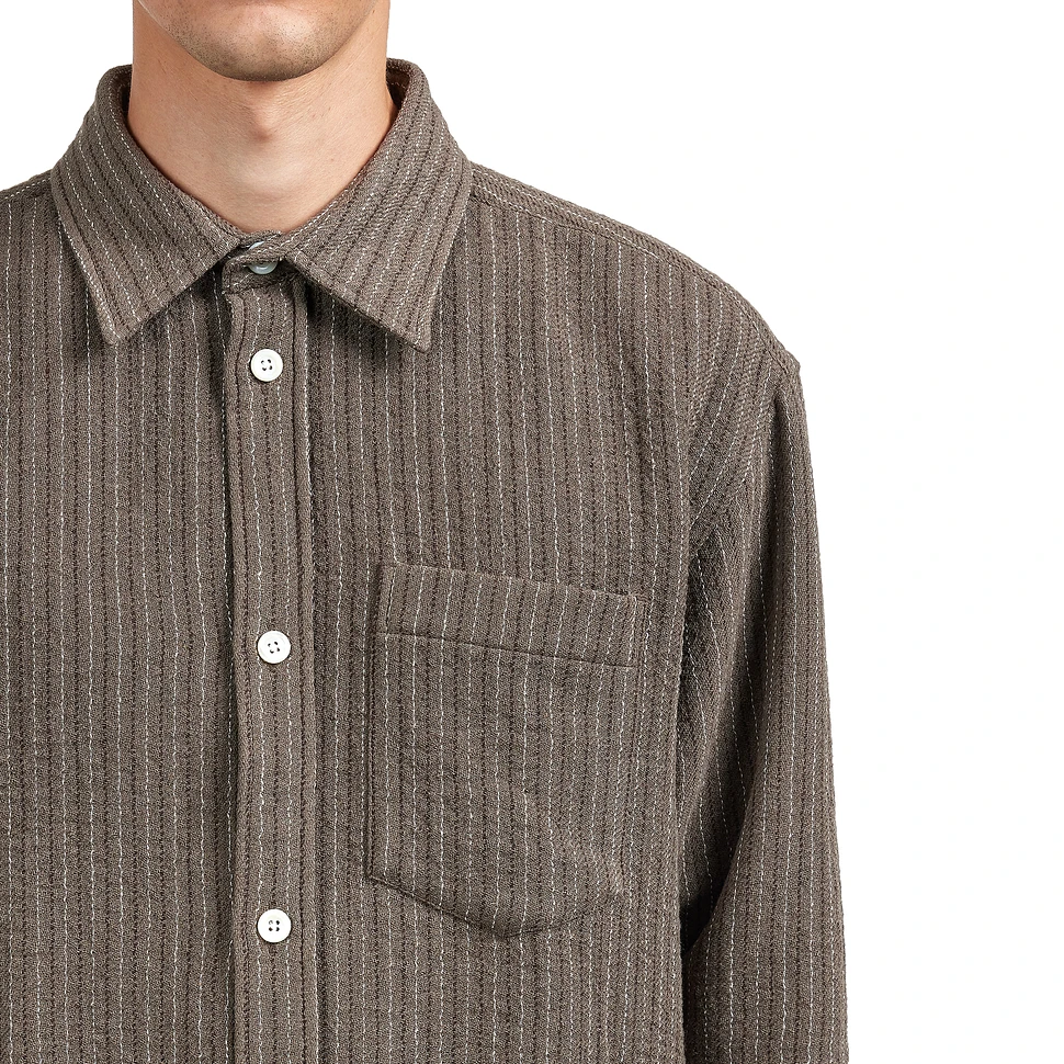 Norse Projects - Ole Oversized Wool Stripe Shirt