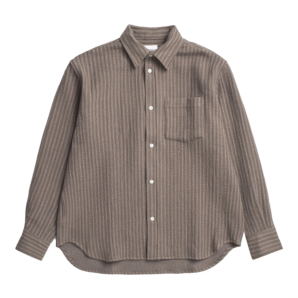 Norse Projects - Ole Oversized Wool Stripe Shirt