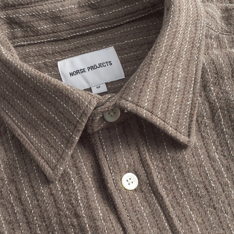 Norse Projects - Ole Oversized Wool Stripe Shirt