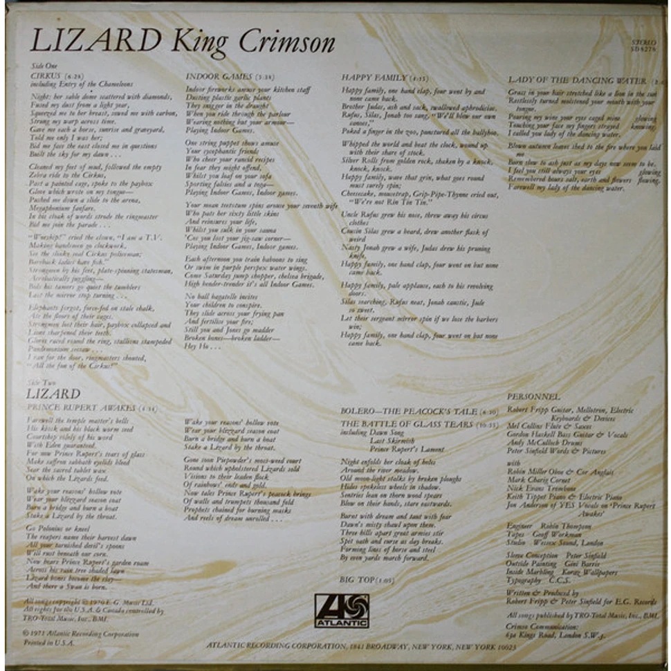 King Crimson - Lizard