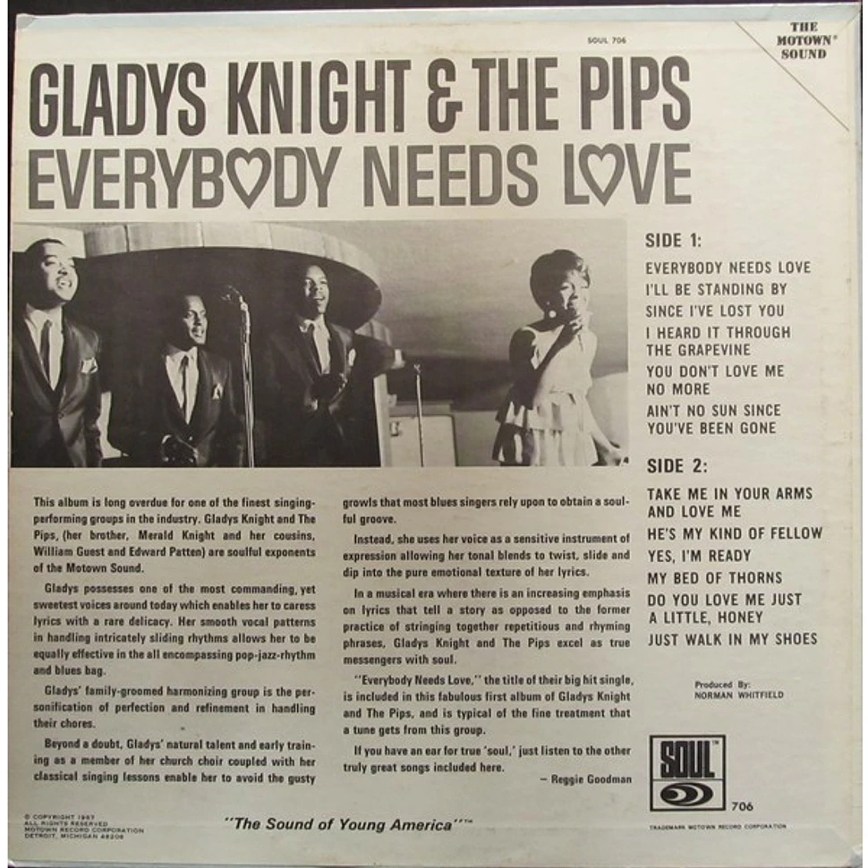 Gladys Knight And The Pips - Everybody Needs Love