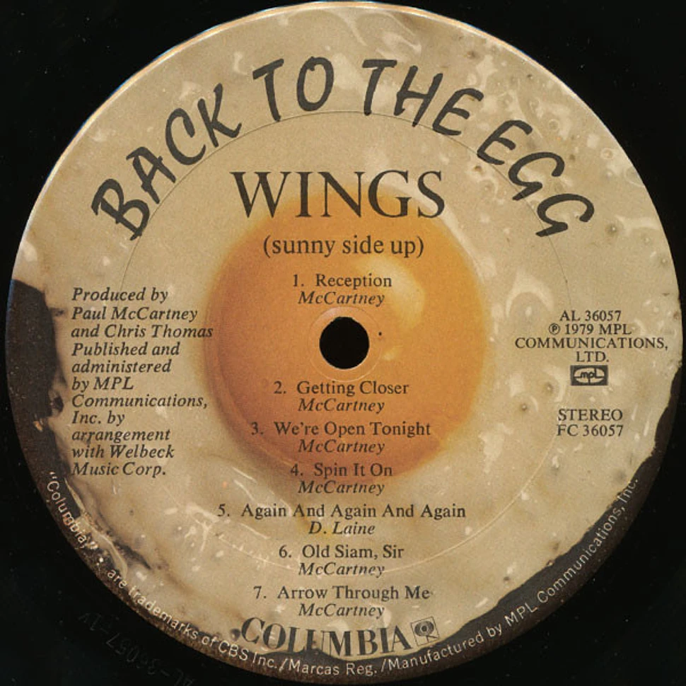 Wings - Back To The Egg