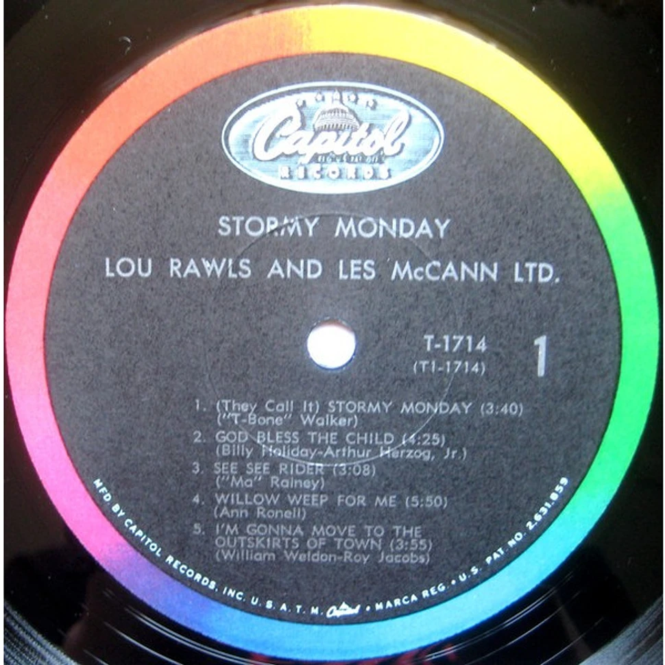 Lou Rawls / Les McCann Ltd. - Stormy Monday