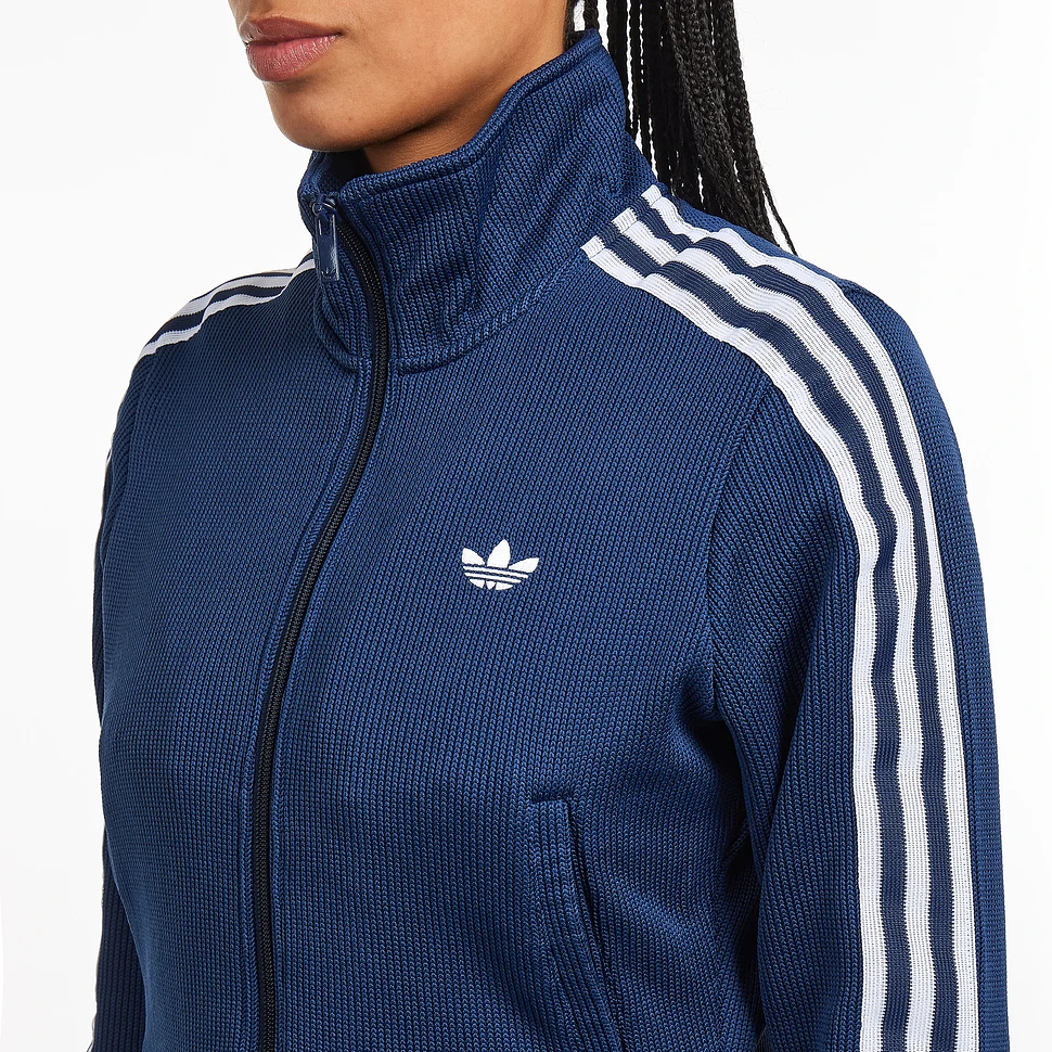 adidas - Firebird Adicolor Knit Track Top (Night Indigo / White) | HHV