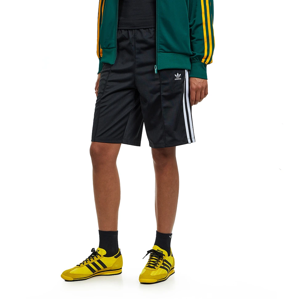 adidas - Adicolor Firebird Long Shorts (Black / White) | HHV