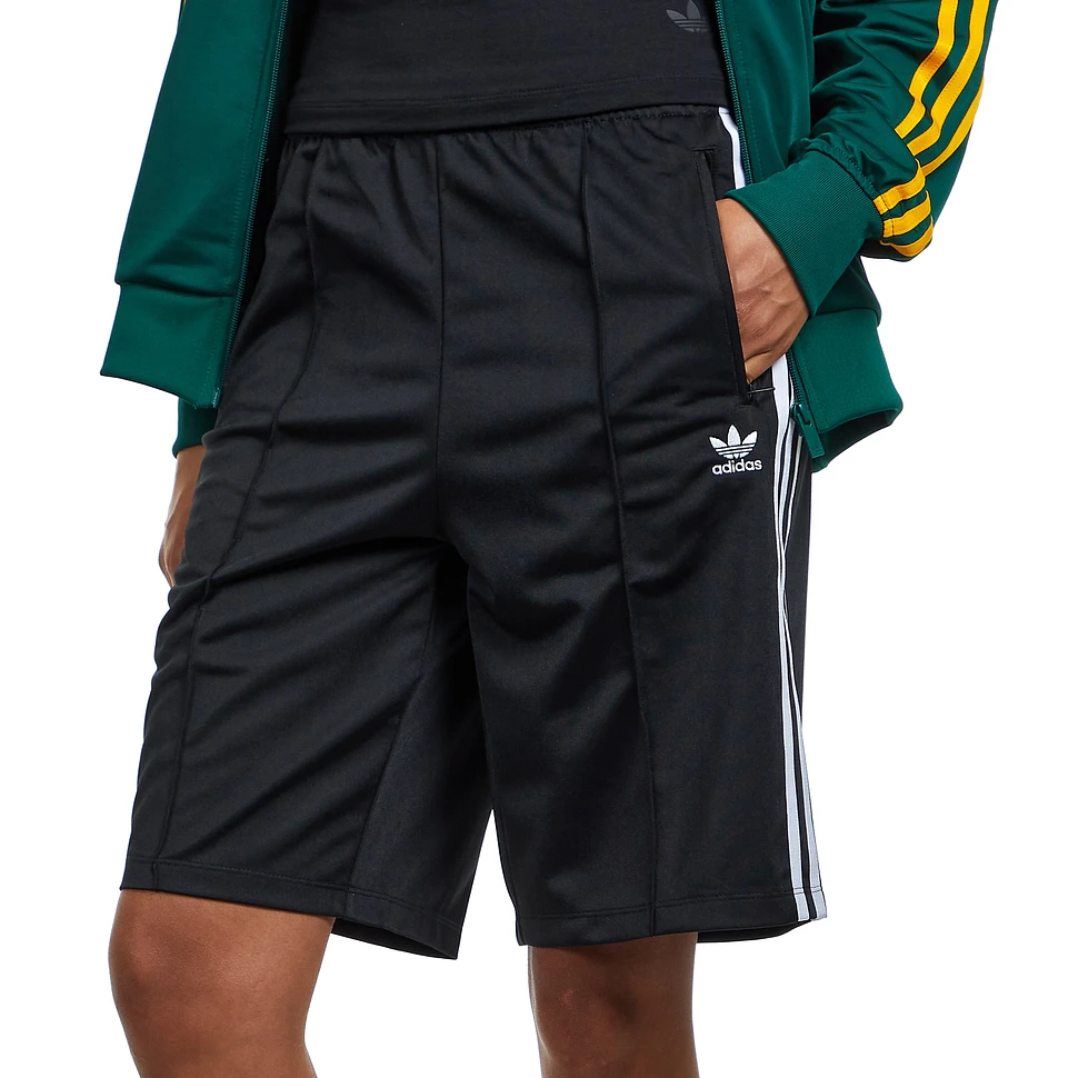 adidas - Adicolor Firebird Long Shorts (Black / White) | HHV