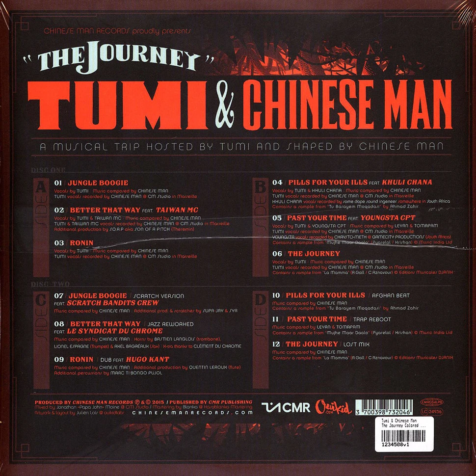 Tumi & Chinese Man - The Journey Colored Vinyl Edition