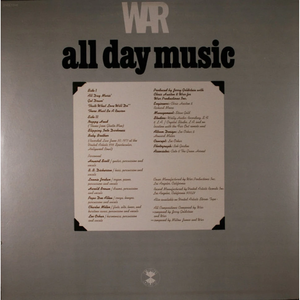 War - All Day Music