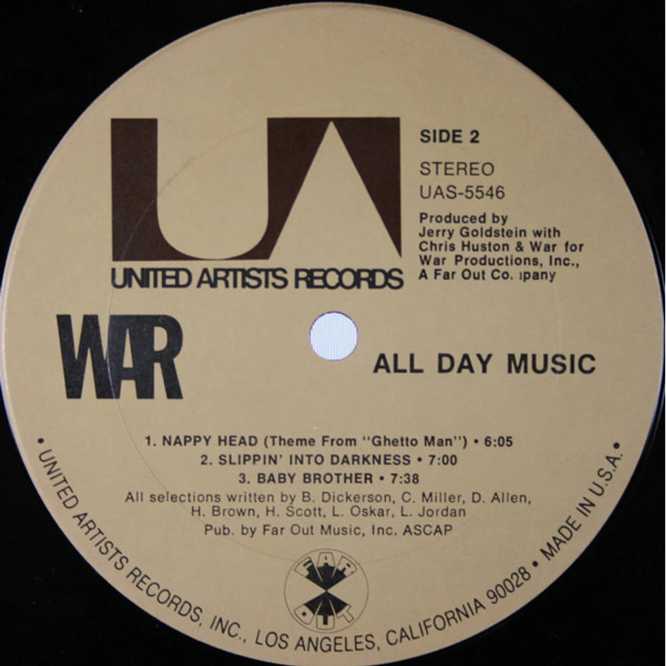 War - All Day Music