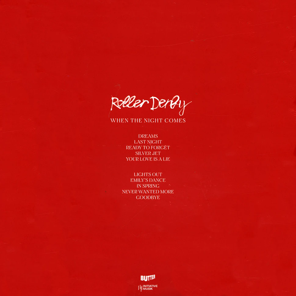 Roller Derby - When The Night Comes Red Vinyl Edition