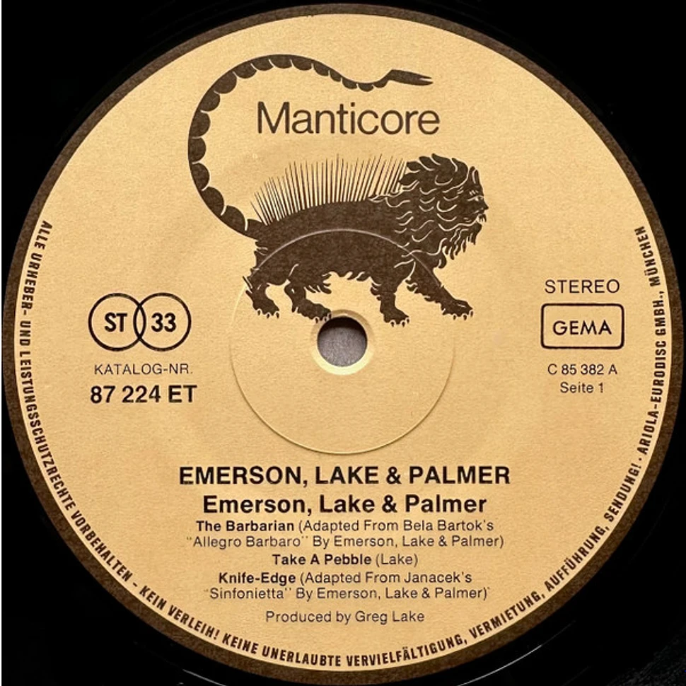 Emerson, Lake & Palmer - Emerson, Lake & Palmer