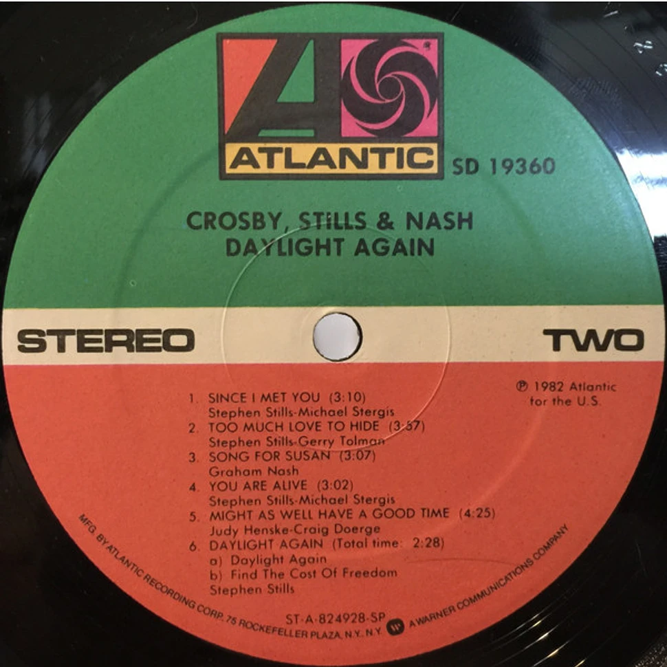 Crosby, Stills & Nash - Daylight Again