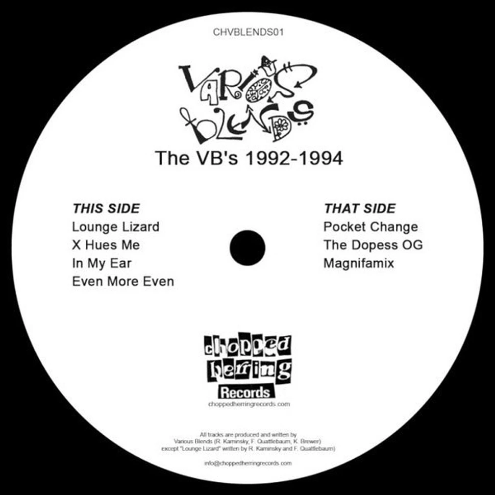 Various Blends - The VB’s 1992-1994