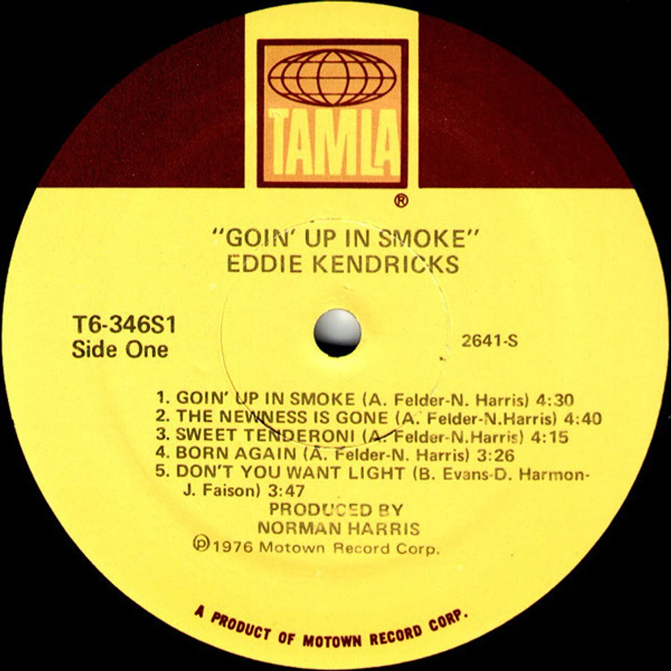 Eddie Kendricks - Goin' Up In Smoke