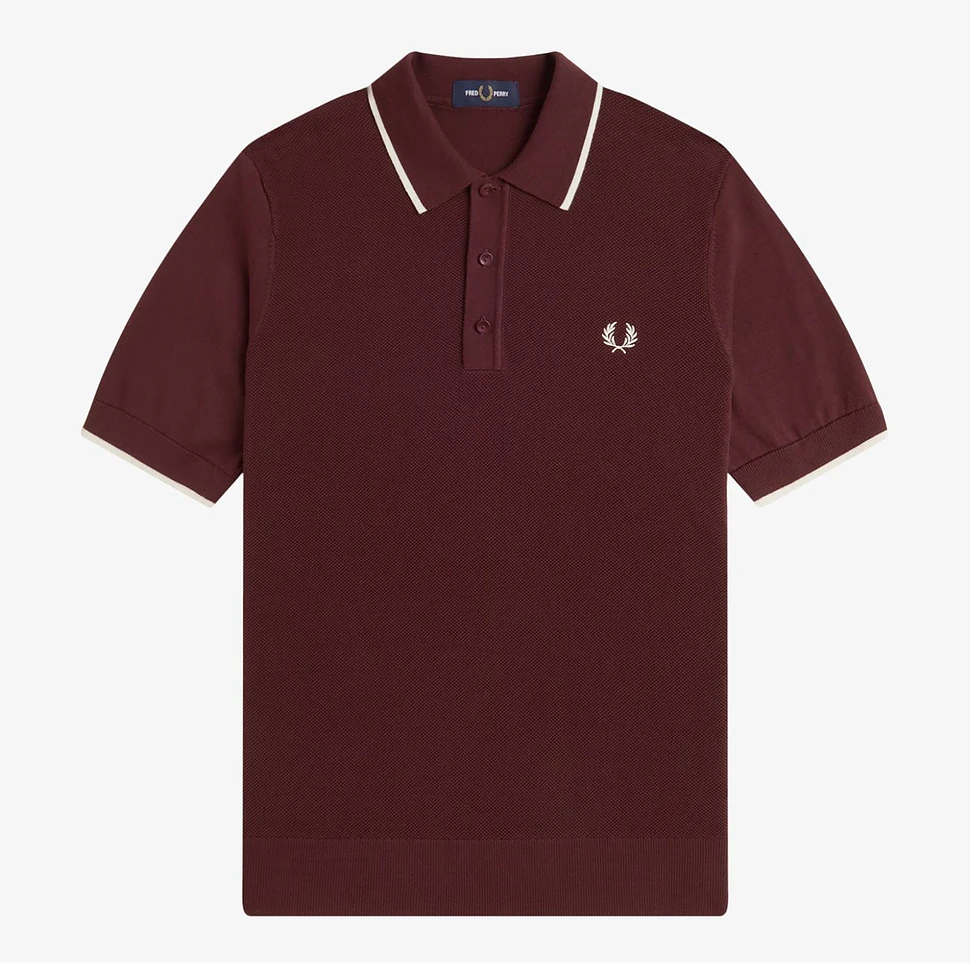 Fred Perry - Pique Stitch Knitted Shirt