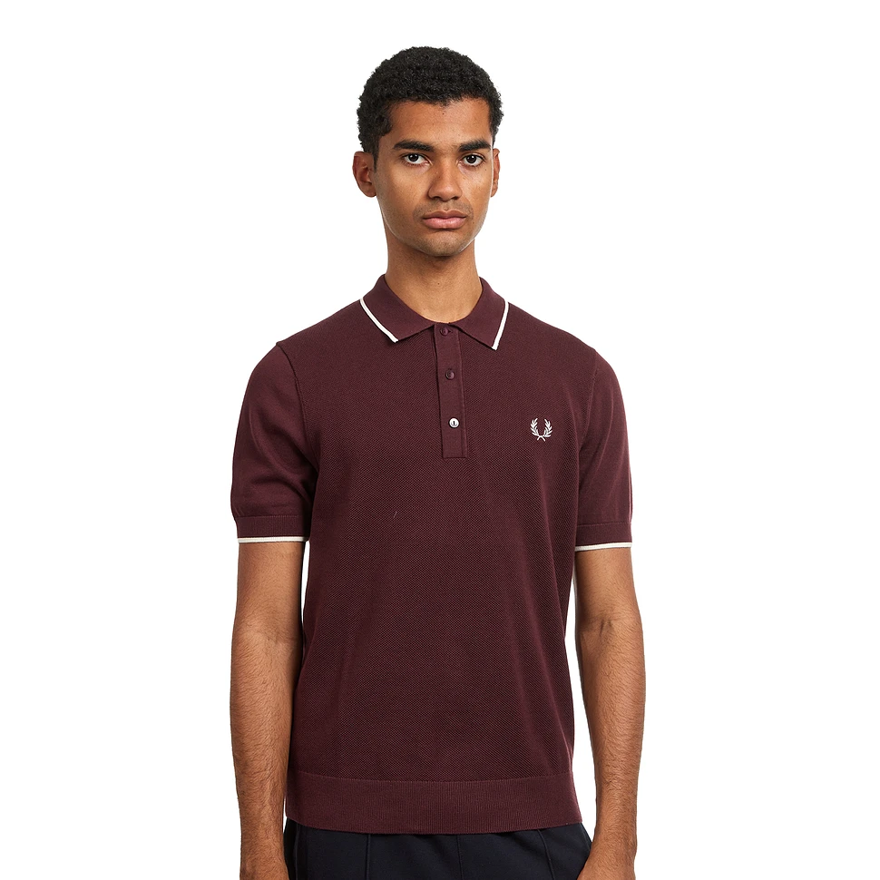 Fred Perry - Pique Stitch Knitted Shirt