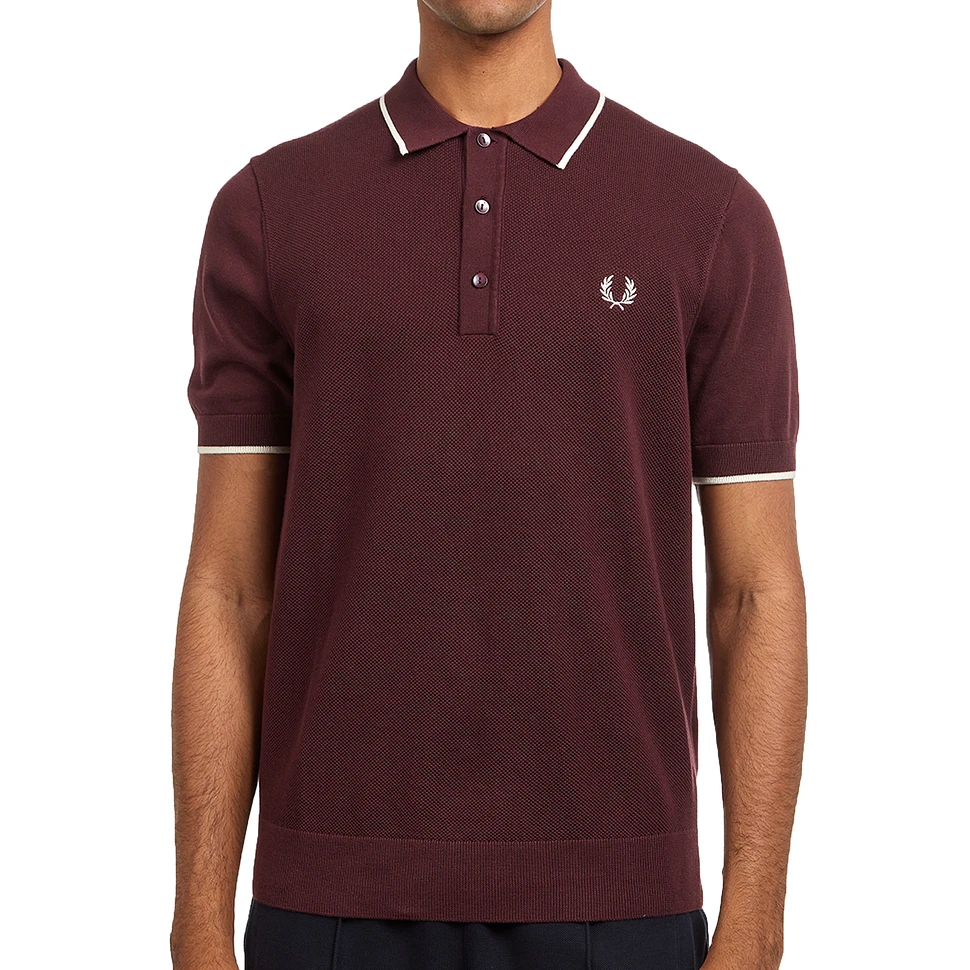 Fred Perry - Pique Stitch Knitted Shirt