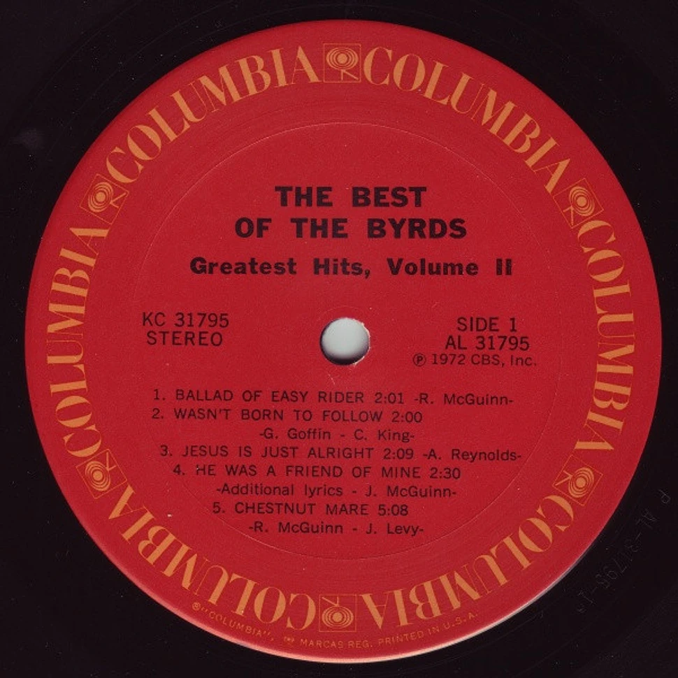 The Byrds - The Best Of The Byrds Greatest Hits, Volume II