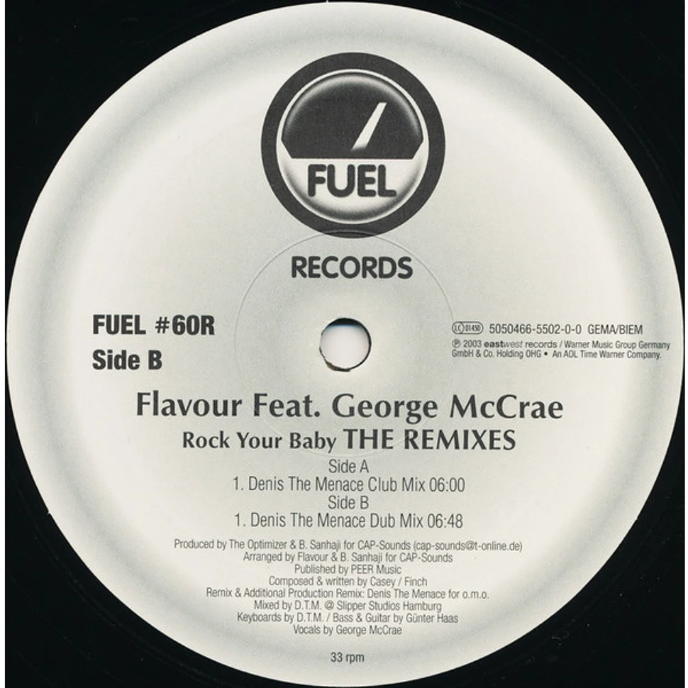 Flavour Feat. George McCrae - Rock Your Baby (The Remixes)