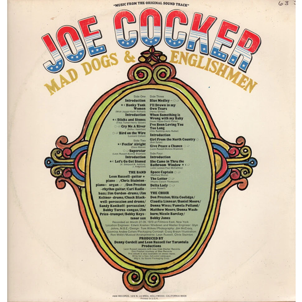 Joe Cocker - Mad Dogs & Englishmen