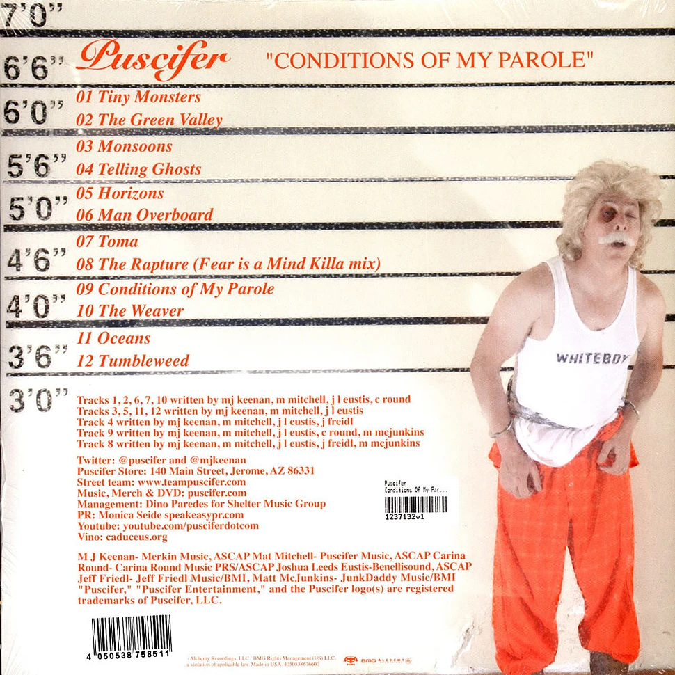 Puscifer - Conditions Of My Parole Red & Yellow Vinyl Edition