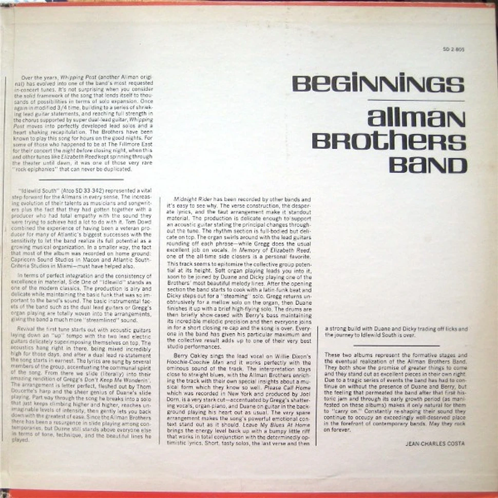 The Allman Brothers Band - Beginnings