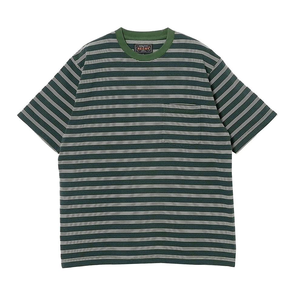 Beams Plus - Pocket Tee Pin Stripe