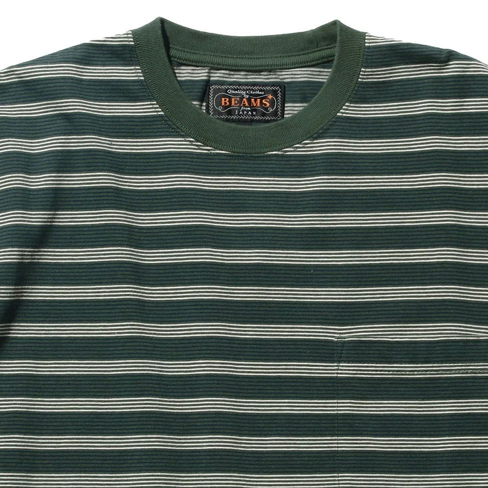 Beams Plus - Pocket Tee Pin Stripe