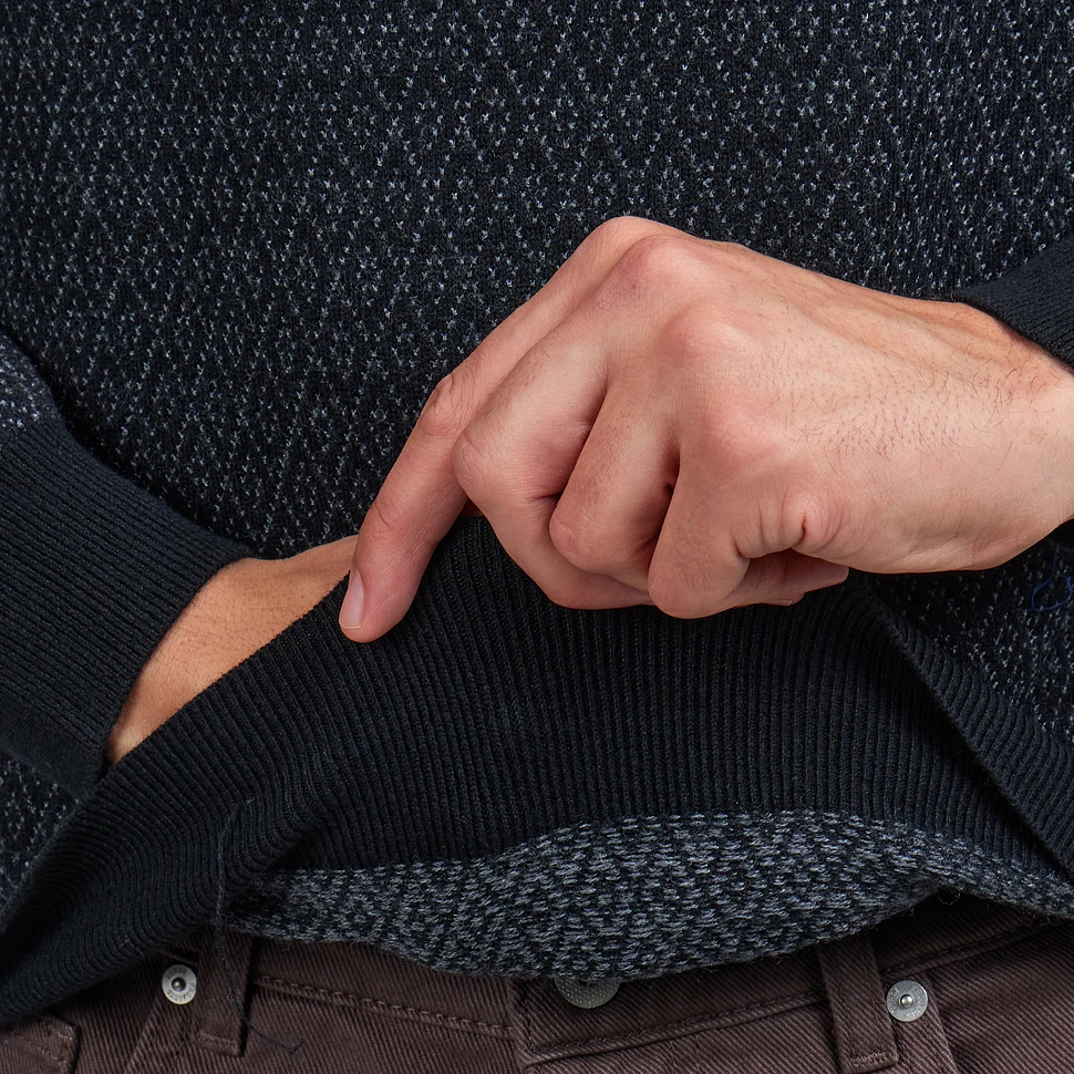 Beams Plus - Knit Polo Diamond Pattern